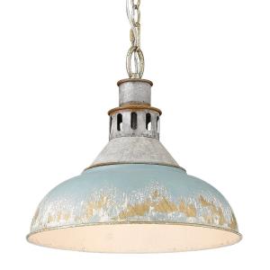 Kinsley - 1 Light Large Pendant in Vintage style - 13.375 Inches high by 14 Inches wide